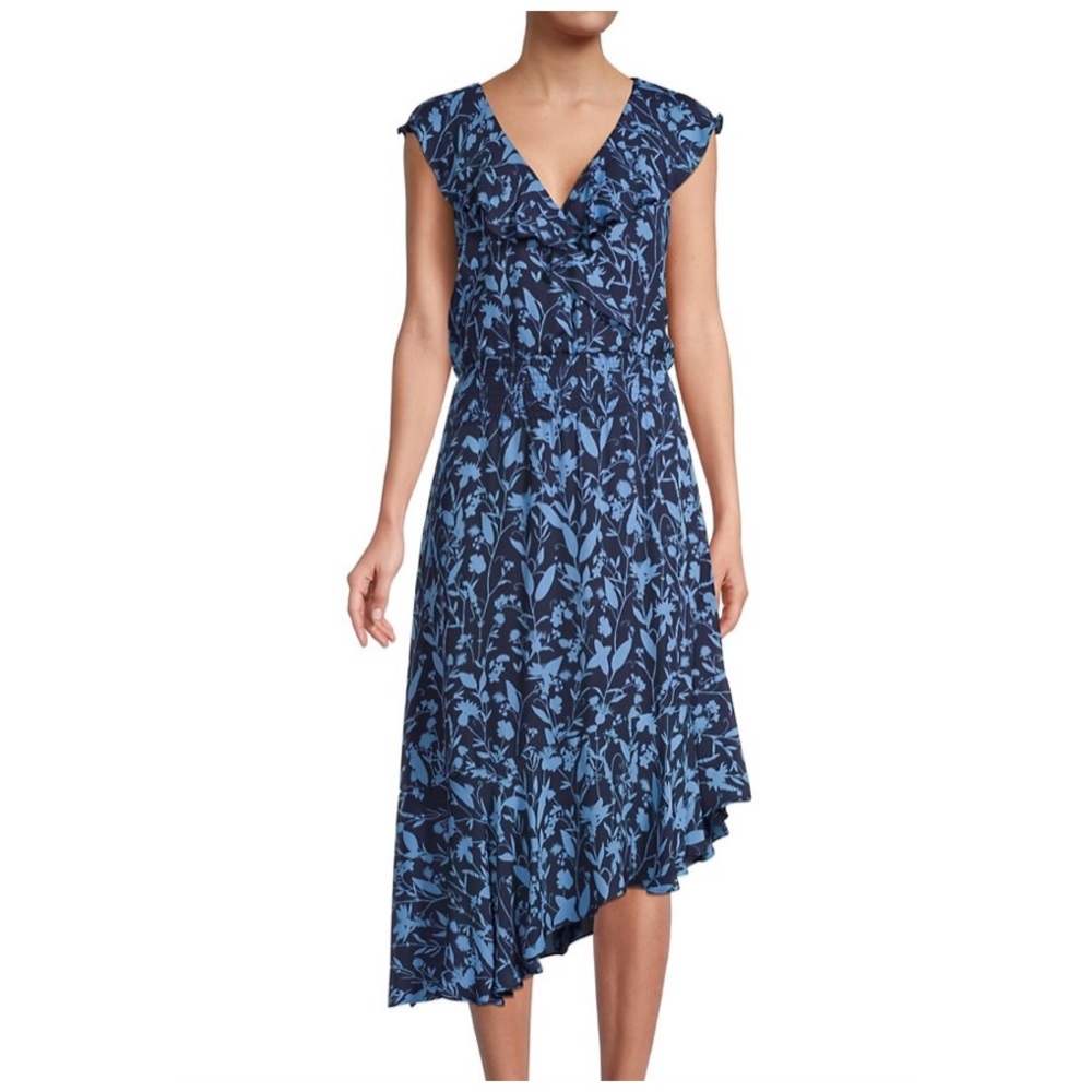 Parker
Floral-Print Silk Midi Dress